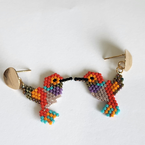 Aretes colibrí